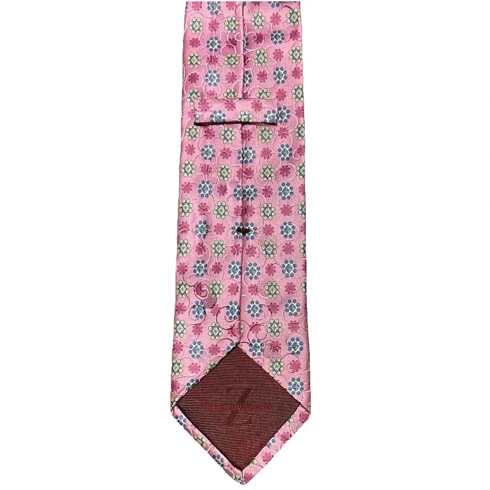 Ermenegildo Zegna Silk Tie In Pink Luxury‎ Neckwear